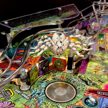 Giant Pit Spider For King Kong Pro Pinball Machines - Jungle White Edition